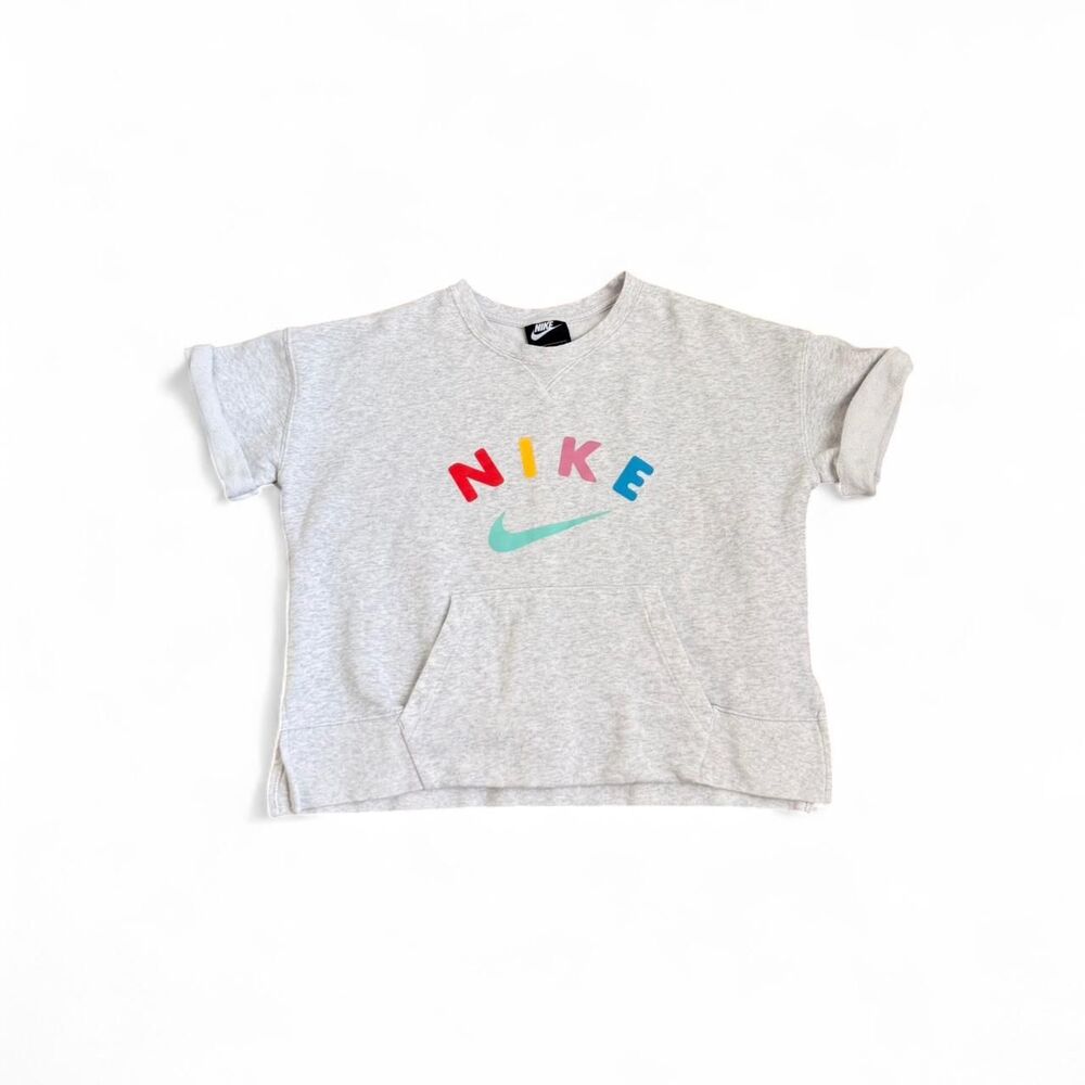 Nike Gray Cut Off Sweatshirt